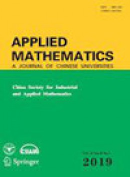 Applied Mathematics-a Journal Of Chinese Universities Series B