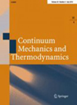 Continuum Mechanics And Thermodynamics