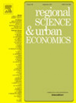 Regional Science And Urban Economics