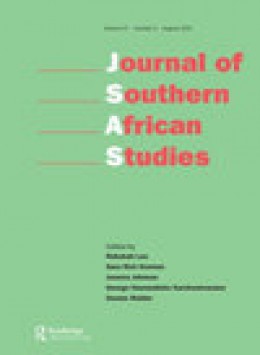 Journal Of Southern African Studies