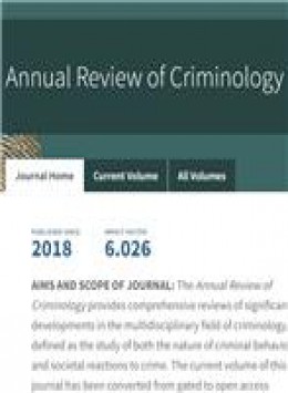 Annual Review Of Criminology