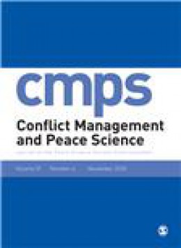 Conflict Management And Peace Science