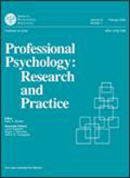 Professional Psychology-research And Practice