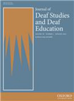 Journal Of Deaf Studies And Deaf Education