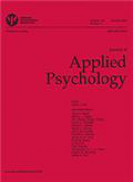 Journal Of Applied Psychology