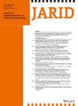 Journal Of Applied Research In Intellectual Disabilities